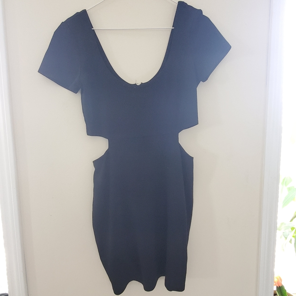LUCCA COUTURE Mini, Cut-Out Dress (Medium)